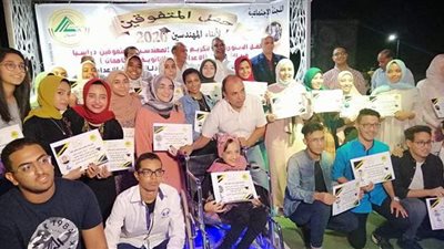 احتفالية لتكريم المتفوقين علميًا من أبناء المهندسين في أسوان | صور