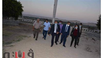 استمرار أعمال تطوير المرحلة الرابعة من كورنيش النيل بالمنيا | صور