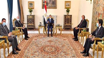 السيسي: مصر داعمة لكل ما يحقق مصالح العراق وشعبه ويحافظ على أمنه واستقراره