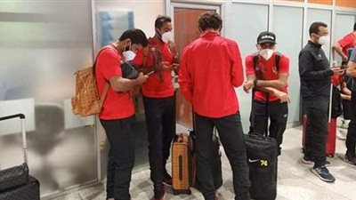 بعثة الأهلي تصل إلى مطار الدار البيضاء