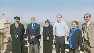 ​ السفير الألماني يزور دير العذراء بدرنكة في أسيوط ويشيد بحسن الاستقبال | صور