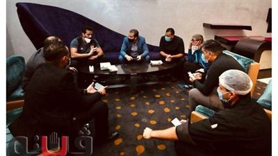 جلسة تنسيقية بين أخصائي التغذية بالأهلي مع طاقم فندق الإقامة بالمغرب