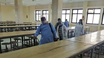 خطة جامعة حلوان لاستقبال العام الدراسي الجديد ومواجهة فيروس كورونا