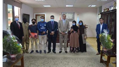 جامعة سوهاج تستقبل وفدا طلابيا لدراسة اللغة العربية لغير الناطقين بها