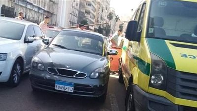 مصرع سيده سقطت من الطابق  الـ ١٤ بمحكمة الإسكندرية