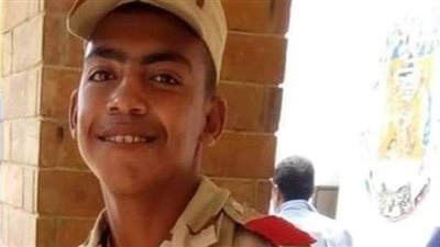 جنازة شهيد الواجب الوطنى فى سيناء بمسقط رأسه بكفر المقدام بالدقهلية