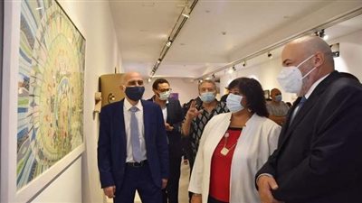 وزيرة الثقافة تفتتح الدورة ٥٩ من صالون القاهرة بقصر الفنون | صور