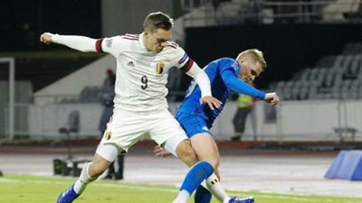لوكاكو يقود بلجيكا للفوز على أيسلندا 1/2 وتصدر المجموعة بدوري الأمم الأوروبية