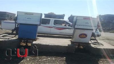 حملة لتموين الشرقية علي محطات الوقود والمحال بالحسينية