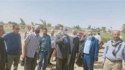 سكرتير مساعد أسيوط يترأس لجنة لتسعير أراضي أملاك الدولة بأبنوب ضمن منظومة التقنين | صور