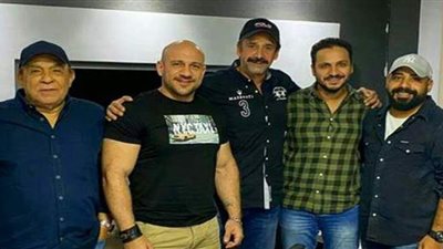 بيتر ميمي رفقة كريم عبد العزيز وأحمد مكي من تحضيرات مسلسل 