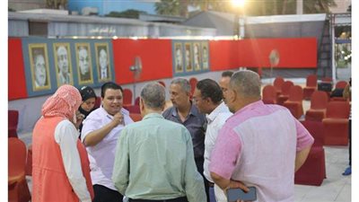 خالد جلال يتفقد استعدادات احتفالية 