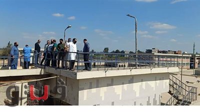 نائب محافظ الدقهلية  يتفقد محطة  مياه ميت فارس | فيديو وصور