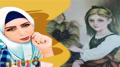 طالبة بتجارة طنطا تبدع فى رسم المشاهير علي اللوحات الزيتية
