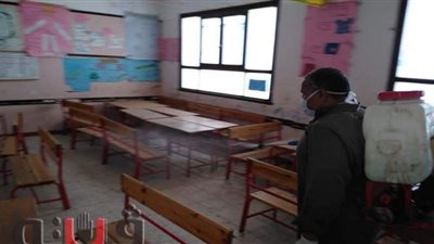 اليوم.. بدء الدراسة في 642 مدرسة ببني سويف وسط إجراءات وقائية ضد كورونا | صور