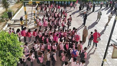 مدارس شمال سيناء تستقبل طلابها وسط إجراءات احترازية مشددة | فيديو وصور