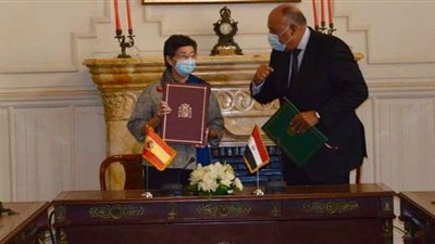 توقيع مذكرة تفاهم للتشاور السياسى بن مصر وإسبانيا