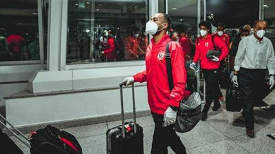 بعثة الأهلي تتوجه من ملعب محمد الخامس إلى مطار الدار البيضاء.. مساء اليوم