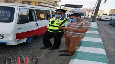تغريم 34 سائقا بالشرقية خالفوا إجراءات الوقاية من كورونا