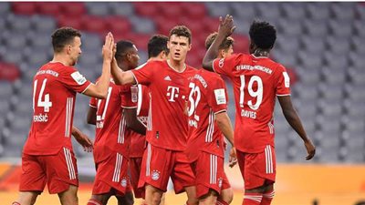 بايرن ميونخ يكتسح أرمينيا بيلفيلد 1/4 في الدوري الألماني