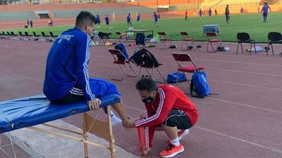 تدريبات خاصة للسعيد ودونجا ولعيوني ببيراميدز بالمغرب استعدادا لحوريا|صور