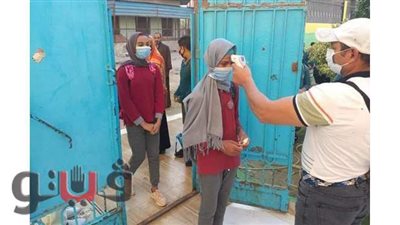 ١٠ صور ترصد تطبيق الإجراءات الاحترازية بمدارس القنطرة غرب الإسماعيلية