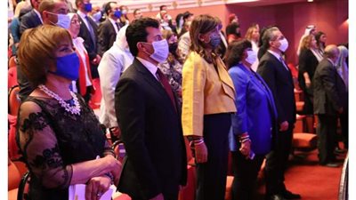 وزراء الشباب والثقافة والهجرة والسياحة يشهدون حفل افتتاح 