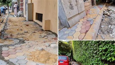 تعرف على مجهودات رفع كفاءة الطرق بحي العمرانية | صور