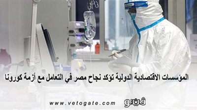 المؤسسات الاقتصادية الدولية تؤكد نجاح مصر في التعامل مع أزمة كورونا | إنفوجراف