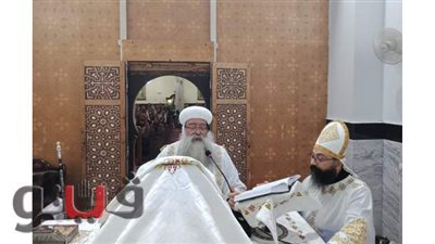 الأنبا تكلا يحتفل بعيد التجليس بافتتاح حضانة جديد بكنيسة السلامية| صور