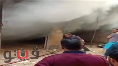 نشوب حريق بجراج سيارات بجوار محكمة طنطا