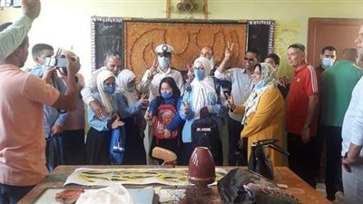 مديرية أمن شمال سيناء تُهدي شنط مدرسية لطلاب  التربية الخاصة