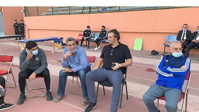 أحمد مجاهد يحضر مران بيراميدز الأخير قبل مواجهة حوريا