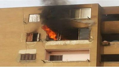 انتداب المعمل الجنائي لبيان سبب حريق منزل في أطفيح
