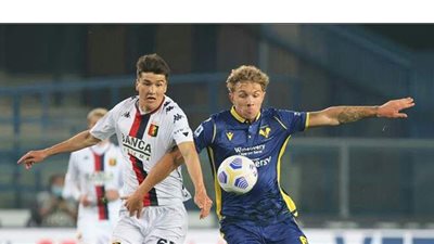 تعادل سلبي بين فيرونا وجنوى في الدوري الإيطالي