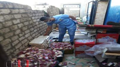 تشميع  9منشآت غذائية مخالفة وإعدام أغذية فاسدة بالشرقية