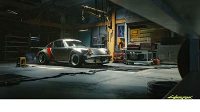 بورش داخل عالم  لعبة السيارات سايبربنك 2077