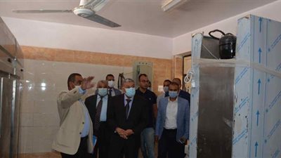 محافظ المنيا يتابع التجهيزات  بمدرسة المتفوقين  تمهيدا لتشغيلها