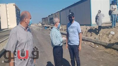 السكرتير العام لبورسعيد يتفقد آخر أعمال مشروع الإسكان الاجتماعي ببورفؤاد