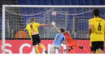 لاتسيو يتغلب على بوروسيا دورتموند 1/3 في دوري أبطال أوروبا