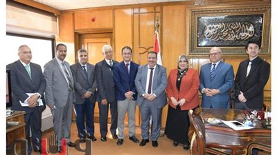 خلال استقباله لوفد الشركة المصرية اليابانية للتعليم.. أحمد زكي: تدريب 259 من أفريقيا بجامعة قناة السويس