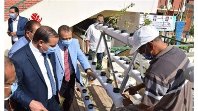 جامعة سوهاج تفتتح نموذجا لزراعة الأسطح