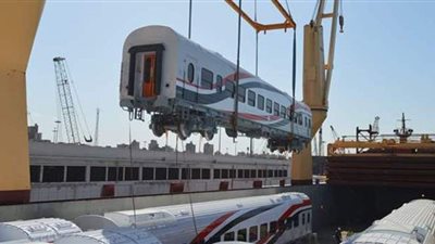 وصول ١٨ عربة سكك حديدية جديدة لميناء الإسكندرية