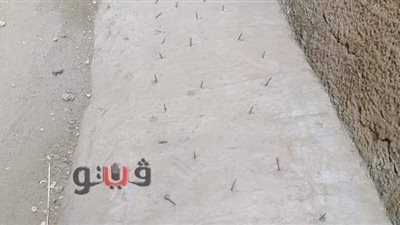 مواطن يضع مسامير 5 سم لمنع أطفال مدرسة ابتدائية من الجلوس أمام منزله بالدقهلية | صور