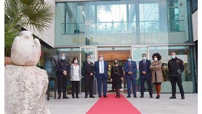 وزيرة الثقافة تطلق الموسم الجديد للاكاديمية المصرية للفنون في روما | صور