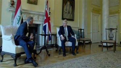 جونسون والكاظمي يلتقيان لبحث التعاون الاستراتيجي في عدة مجالات