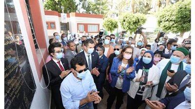 وزير الشباب والرياضة يفتتح مراكز شباب الشيخ زين الدين وعرب بخواج والسوالم بسوهاج