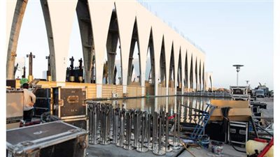 الاستعدادات النهائية قبل انطلاق الدورة الرابعة من مهرجان الجونة السينمائي