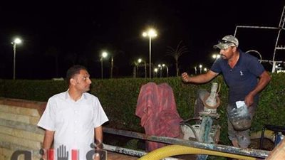 إزالة مياه الأمطار من شوارع  بلطيم | صور