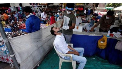 ارتفاع حصيلة إصابات كورونا في الهند لـ 7.8 مليون والوفيات تتجاوز الـ 117 ألف حالة